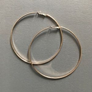 Large Gold Hoops